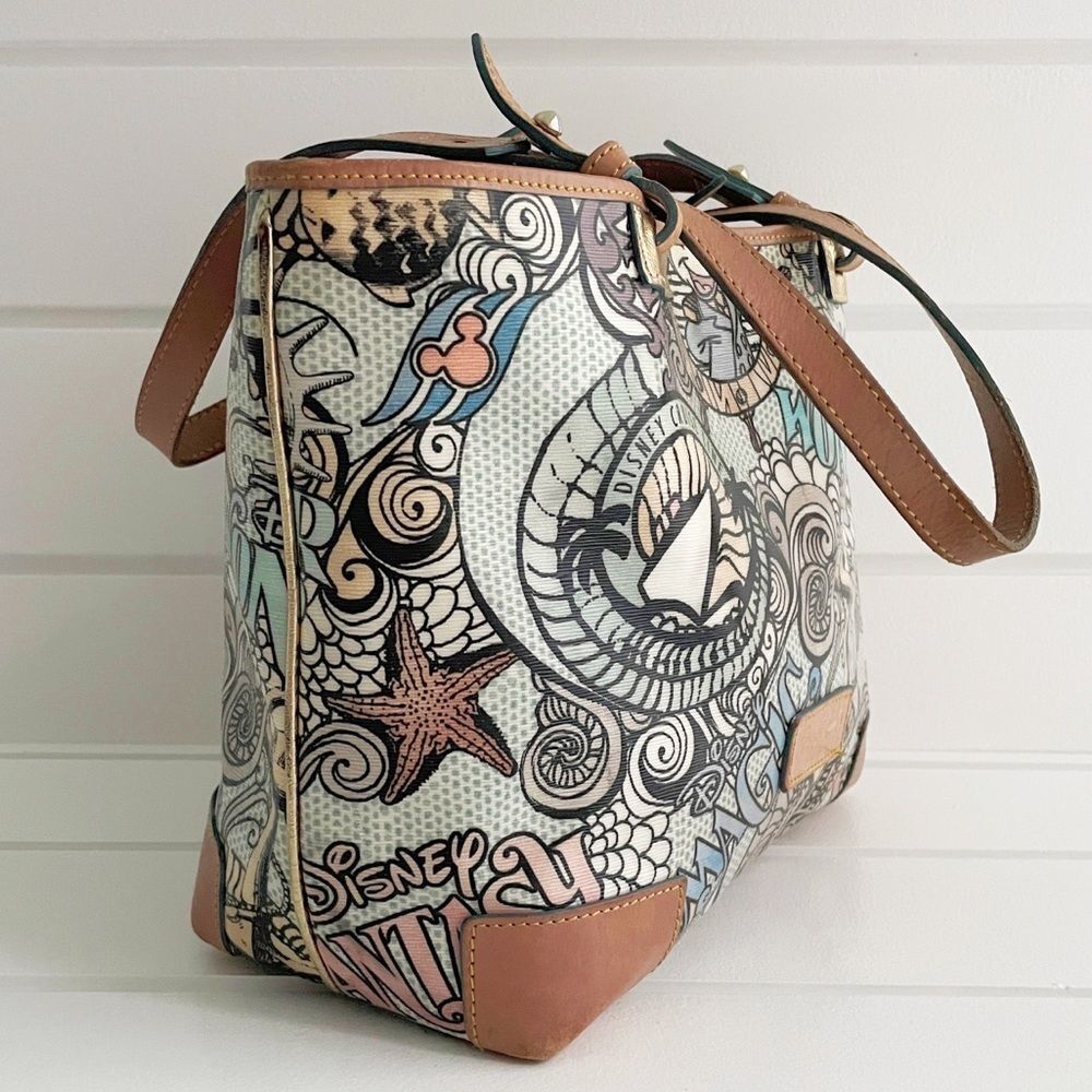 Dooney & Bourke Disney Cruise Line Fantasy Inaugural Sailing Tote Bag & Wristlet - Picture 6 of 16